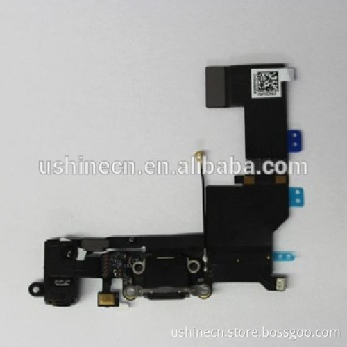 Black Charging charge Port Dock Connector Flex Ribbon Cable Repair For iPhone 5S